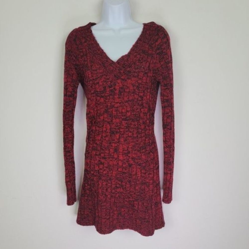 Say What? Red Knit Dress
